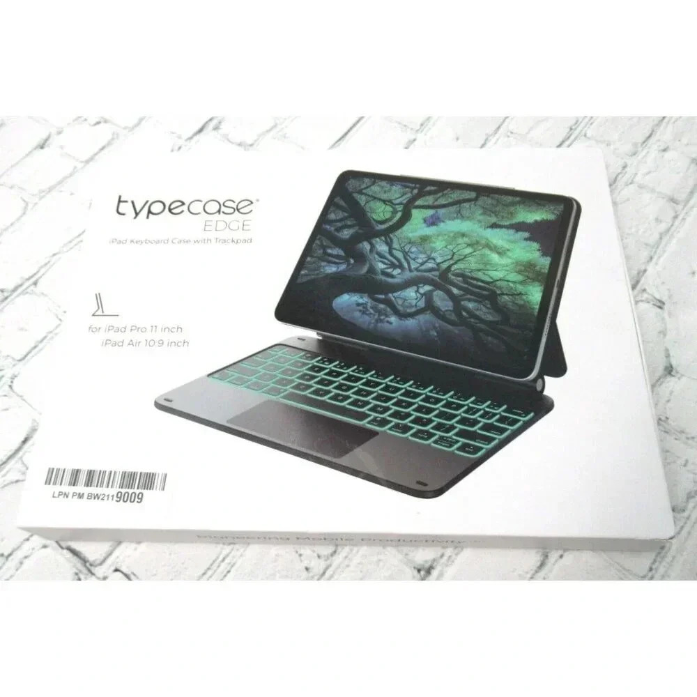 Typecase Edge Magnetic Keyboard Case with Trackpad for iPad Pro 11" or Air 10.9" - Picture 1 of 3